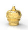 Χρυσό υλικό Zamak μορφής κορωνών ΚΑΠ μπουκαλιών αρώματος σχεδίου χρώματος νέο